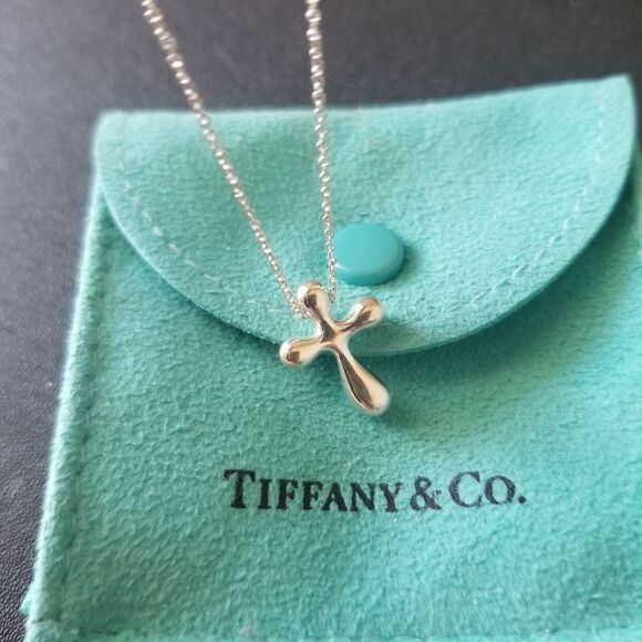 Tiffany & Co. Cross Pendant Necklace - Picture 4 of 8